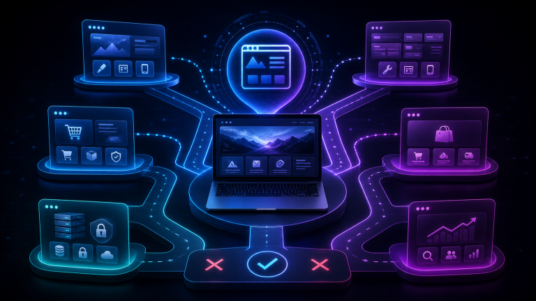 WordPress vs Wix / Webflow / Squarespace / Shopify – co wybrać dla swojej firmy?