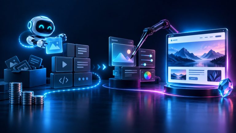 Strona internetowa z AI – jak tanio zrobić stronę i kiedy zlecić poprawki