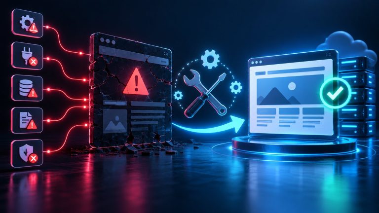 Twoja strona WordPress przestała działać? 5 najczęstszych przyczyn i jak sobie z nimi radzić